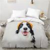 Animal Lie Down Dog Pet Bedding Set Duvet Cover Single Twin King Size Quilt Cover Home Textile Comforter