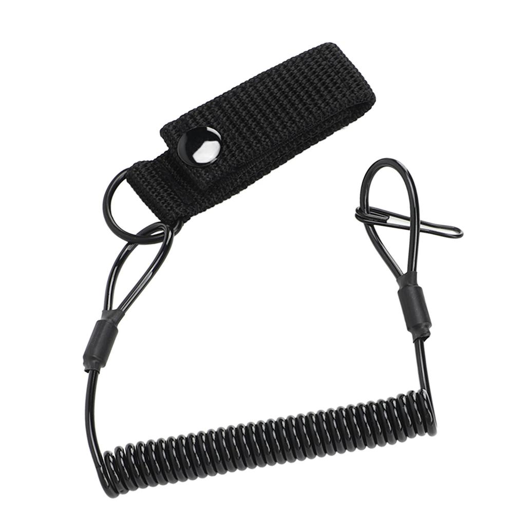 Cordão de Segurança de Mola para Ferramenta de Disparo Anti-Perda Resistente a Cortes Nylon Cordão de Câmera Corda para Acessórios de Caça ao Ar Livre