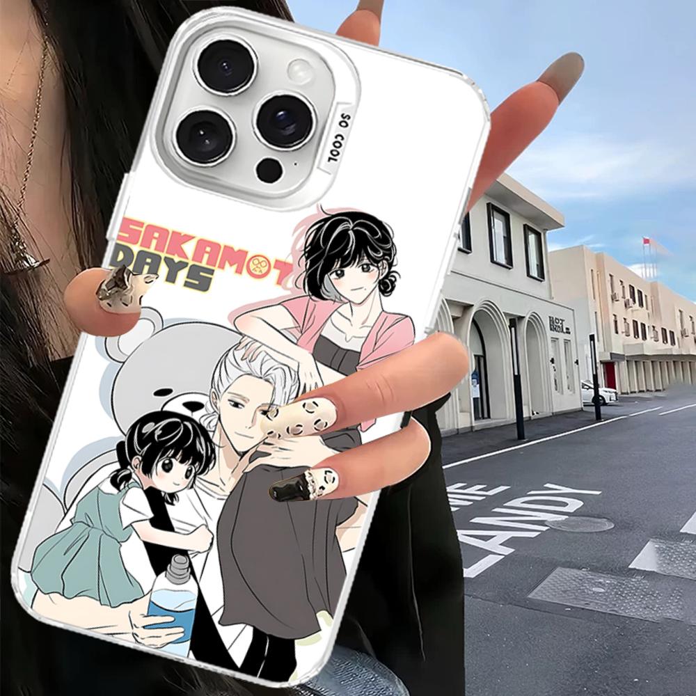 Popular Japanese Anime SAKAMOTO DAYS Phone Case For IPhone 16 15 14 13 12 11 Pro Max X XR XSMAX 8 7 Plus Matte Shockproof
