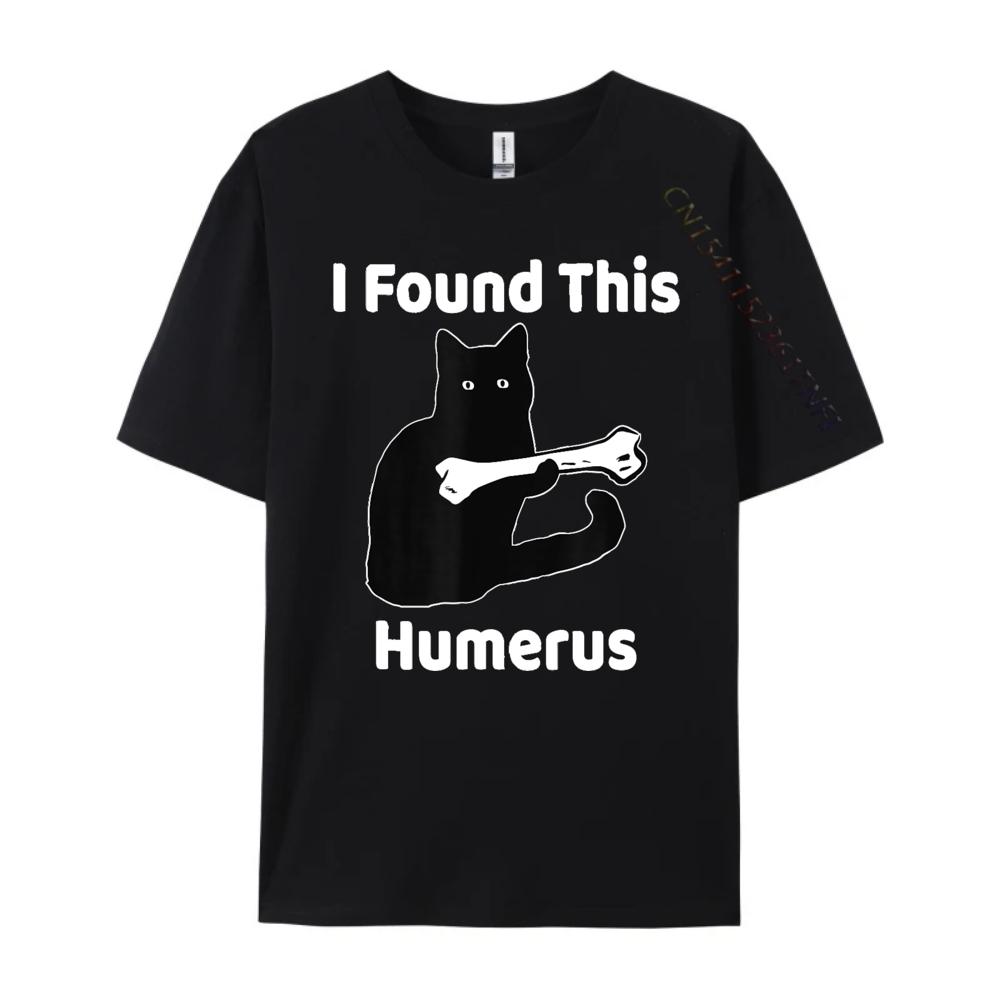 I Found This Humerus White Graphic Tee Funny Shirt England Style
