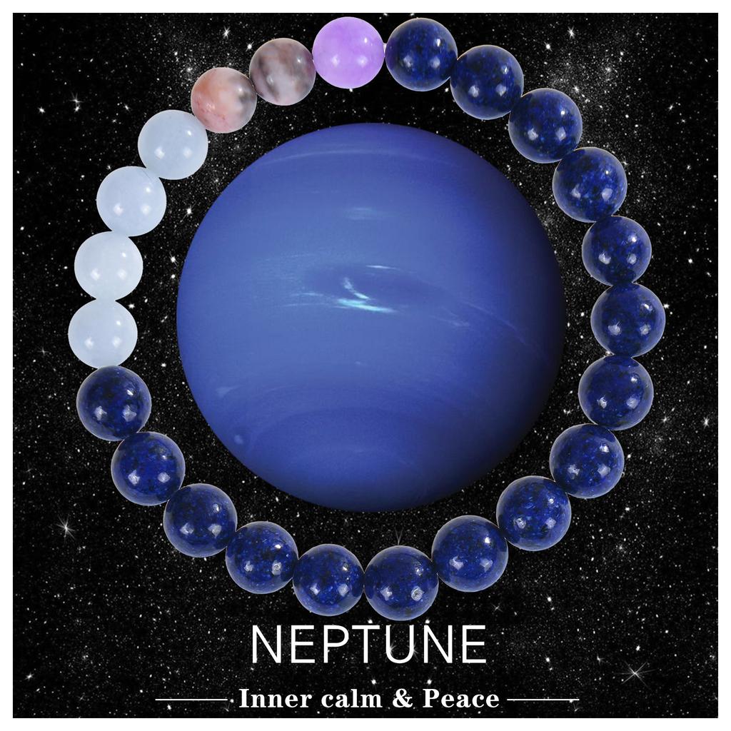 Eight Planets Bead Bracelet Men Natural Stone Universe Universe Solar Chakra Bracelet Women Men Gifts Drop Shipping 2025