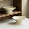 Dessert Bowl Light Luxury Tall Bowl Household Ceramic Bowl Restaurant Delicate Tableware Dim Sum Bowl Ice Cream Fruit Bowl
