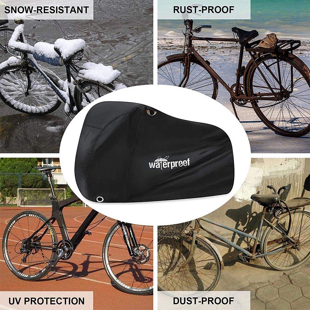 Outdoor Waterproof Anti-UV Heavy Duty for 1/2Bikes Mountain Bike Cover Bicycle Cover