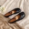 Grape mother pig's trotters shoes spring toe single shoes 2025 spring women's shoes 2025 spring and summer half slippers outer wear