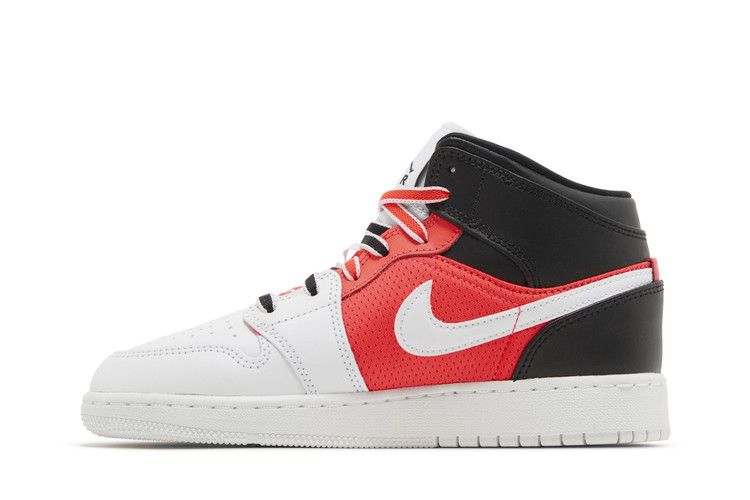 Air Jordan 1 Mid SE GS 'White Infrared'