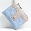 Portable Short PU Wallet Zipper Card Holder Pouch Folding Coin Purse  Daily