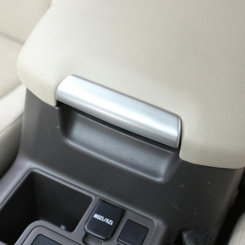 For Toyota Prado FJ150 2010-2018 ABS Silver Inner Armrest Box Handle Cover Trim