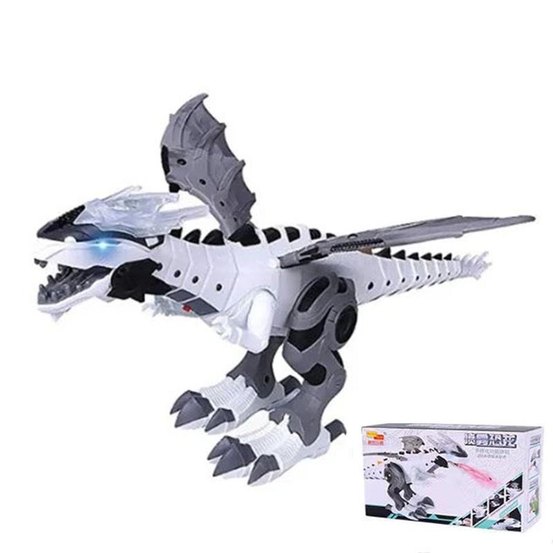 Big Spray Dinosauři Robot Pterosauři Kreslený Chůze Houpačka Model zvířete Elektronické Inteligentní Dinosauři Hračky Dárek pro děti