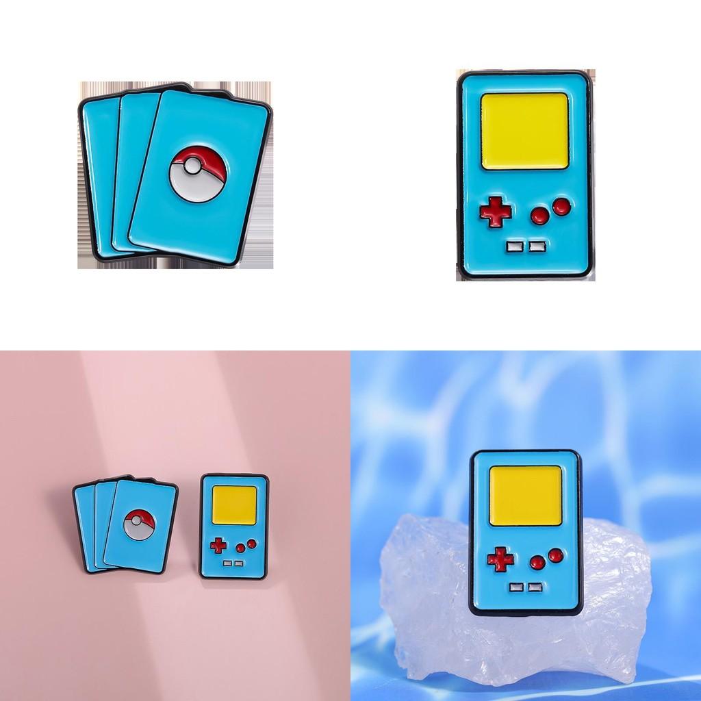 Unique Anime Game Machine Cartoon Character Alloy Brooch With Decorative Enamel Finish For Personal Accessories