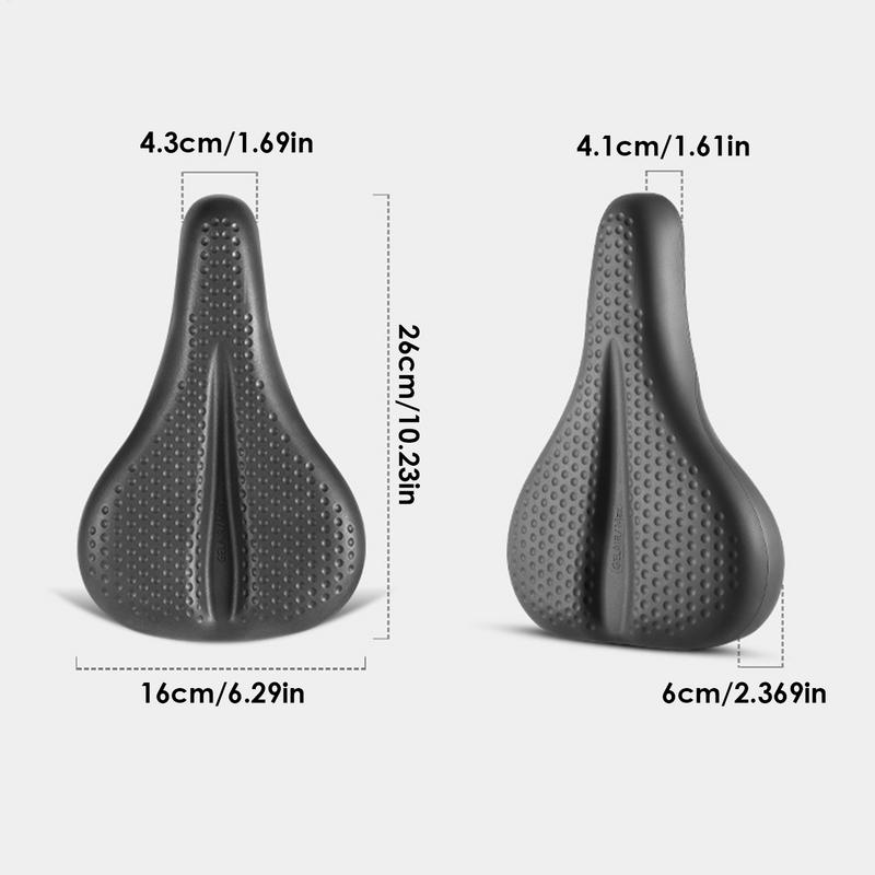 Mountain Bike Seat Shock Absorption Waterproof Saddle For Bicycles Rainproof Cycling Accessories For Outdoor Riding Travel