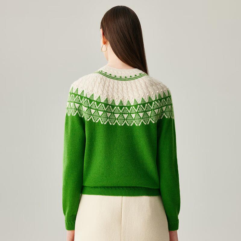 Women's Fair Isle Cashmere Knit Sweater