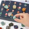 Christmas Countdown Calendar Advent Rock Collection Calendar Advent 2025 Minerals Collection Ore Gem 24 Day For Kids Women Men