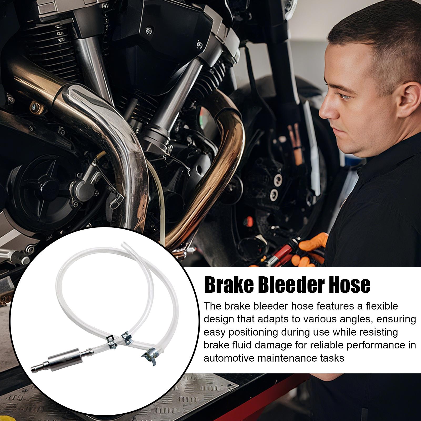 

Car Motorcycle Brake Exhaust Hose Replacement Leakproof Clutch Bleeder Pipe Kit Brake Bleeding Tool Kit One Way Valve Tube CN