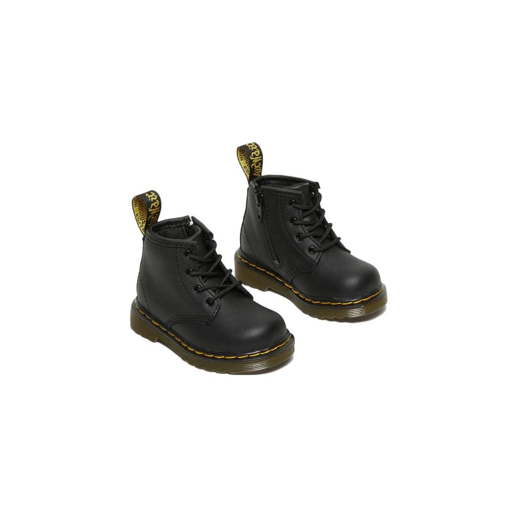 Dr. Martens 1460 Softy T Leather Lace Up Boot Toddler Black Baby Sneakers 15933003