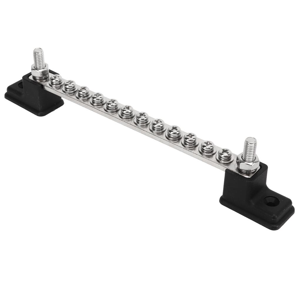 Terminal Bus Bar Power Distribution Terminal Block Wire Screw Electrical Grounding Bars Block for Cars Boats Yachts