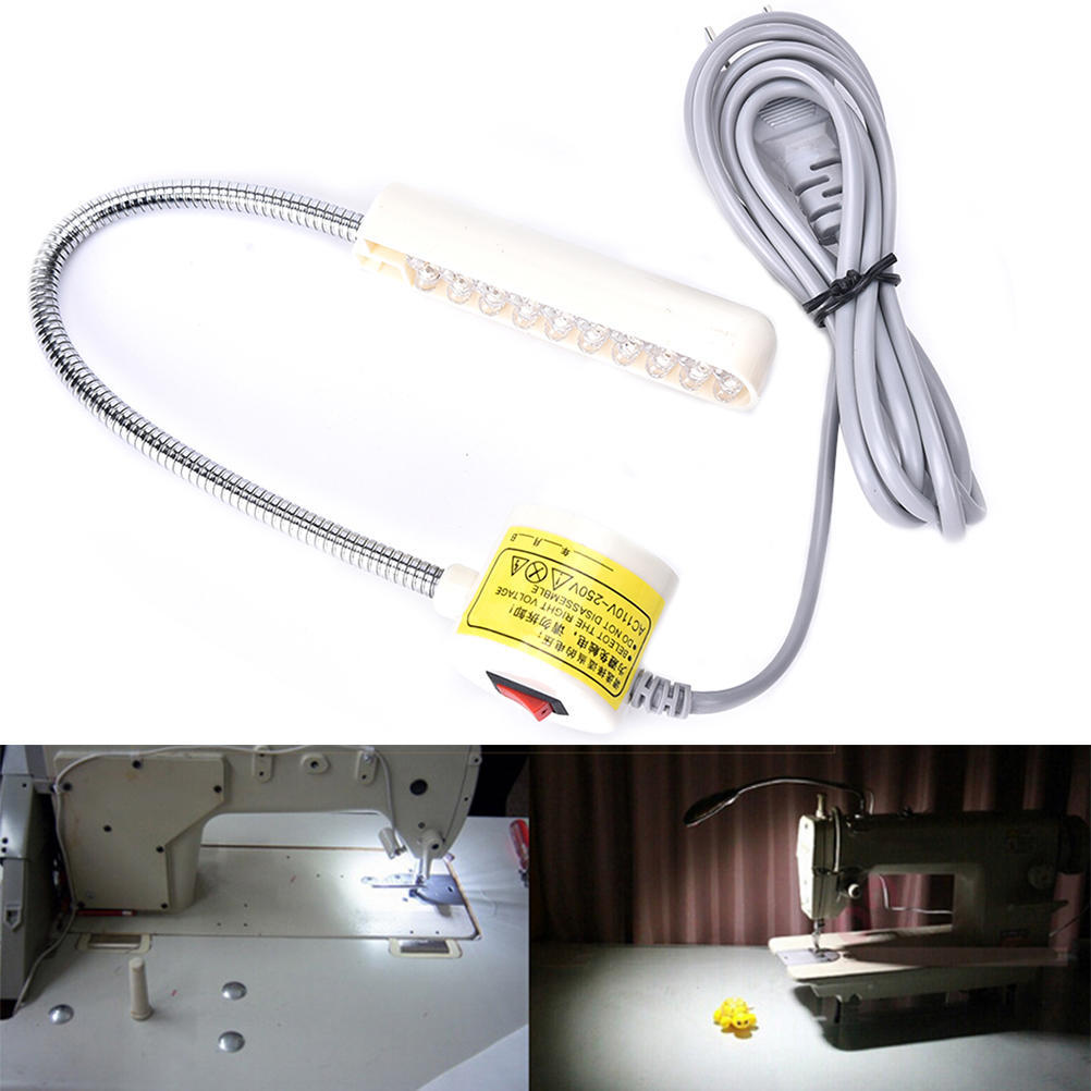 Ac 110V-220V 30 Led Light Lamp Sewing Machine Magnetic Base Switch For Sewing