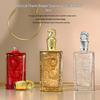 500ml High-Grade Transparent Glass Baijiu Bottle with Embossed Dragon Pattern