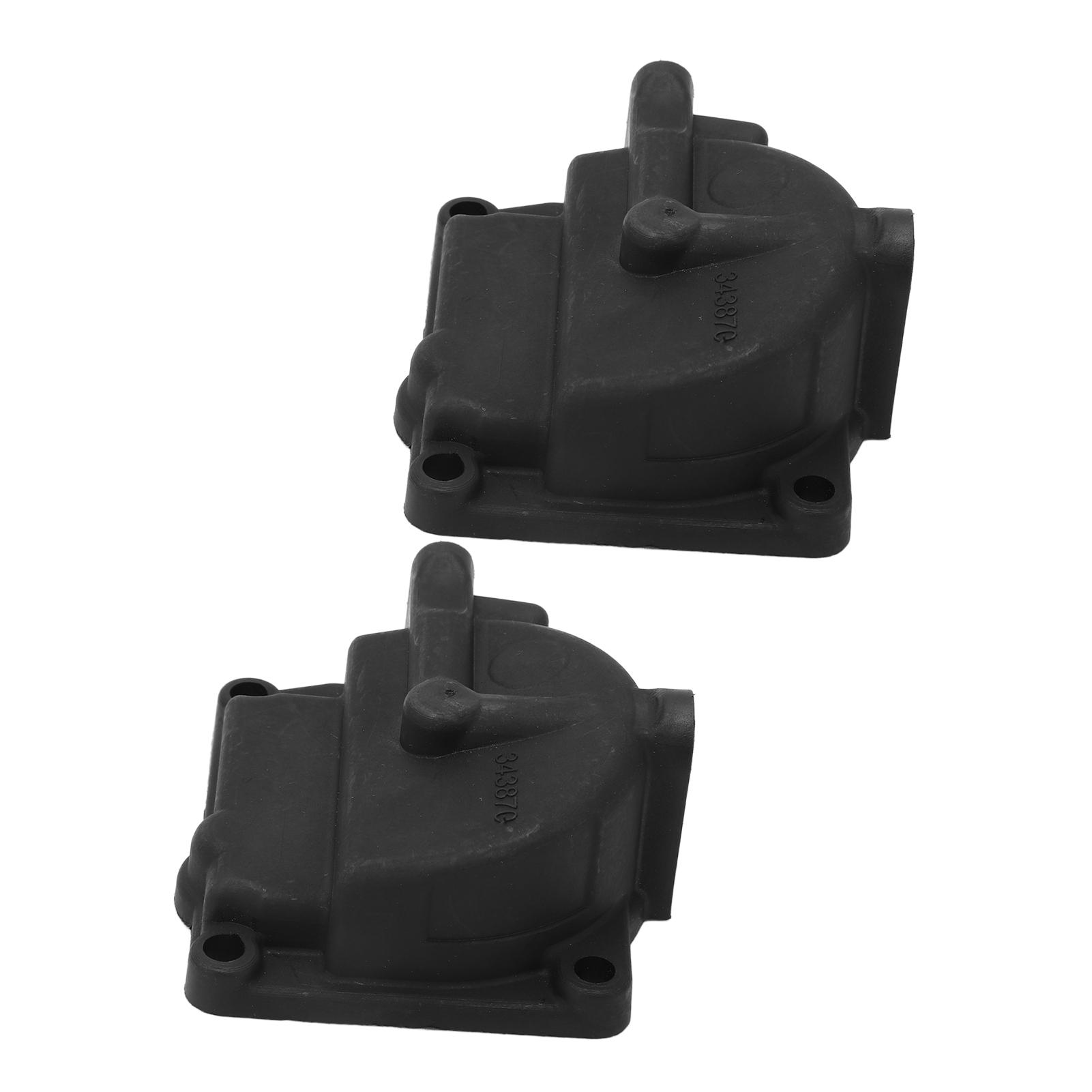 

2PCs Carburetor Float Chamber Carbon Bowls 343870 Replcement for Johnson Evinrude 90‑175HP