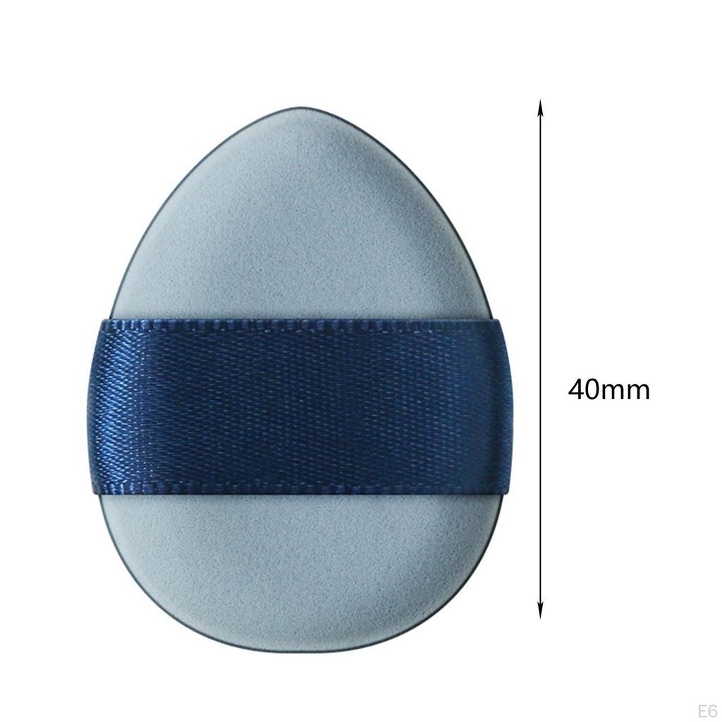 Fingertip Triangle Puff Dual Use Reusable Washable with Strap Soft, Water Drop Shape Makeup Sponge