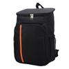 Insulated Cooler Backpack Multiple Pockets Large Capacity Lunch Bag for Picnic Camping Beach Black