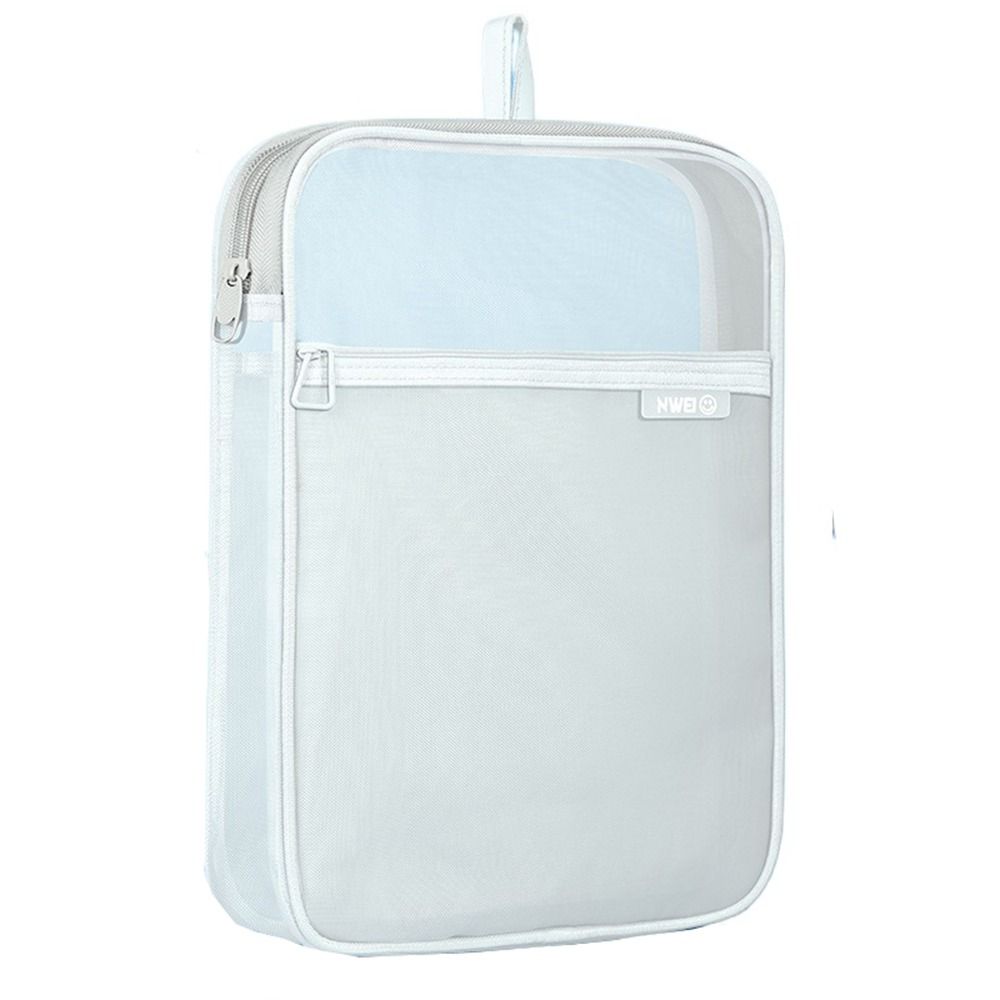 Thickened Document Organizer Large Capacity Transparent File Holder File Pockets  Breathable