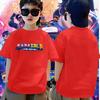Kids T-shirt Round Neck Short Sleeve T-shirt Cartoon Print Kids T-shirt
