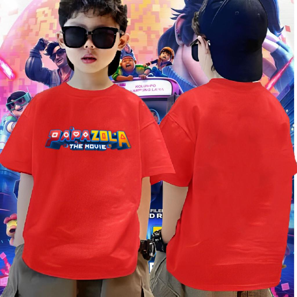 Kids T-shirt Round Neck Short Sleeve T-shirt Cartoon Print Kids T-shirt
