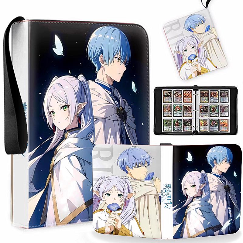 Anime Frieren: Beyond Journey's End 400pcs/900pcs Card Album Book Collection Card Zipper Game Cards Binder Holder Kids Gifts