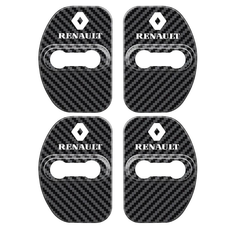 Interior Stickers For Renault Koleos Duster Megane 2 Logan Clio Kadjar Car Door Protective Decoration Car Styling Door Lock Cove