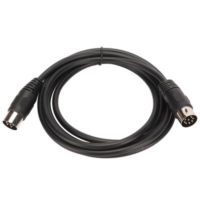 8 Pin Din Samec na 6 Pin Din Samec Kabel Plug and Play Zvuk Datový Signál Připojovací Kabel 5.9ft