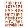 Plastic Drawing Painting Stencils Templates, for Painting On Scrapbook Fabric Tiles Floor Furniture Wood, Rectangle, Symbol, 29.7x21cm