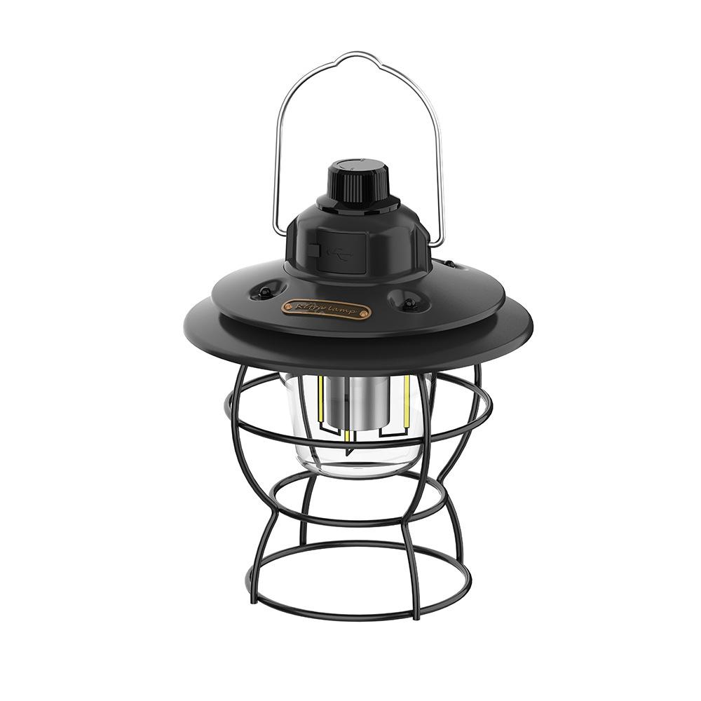Retro horse lantern outdoor camping light tent light camp light atmosphere light rechargeable camping light LED lighting hanging lantern