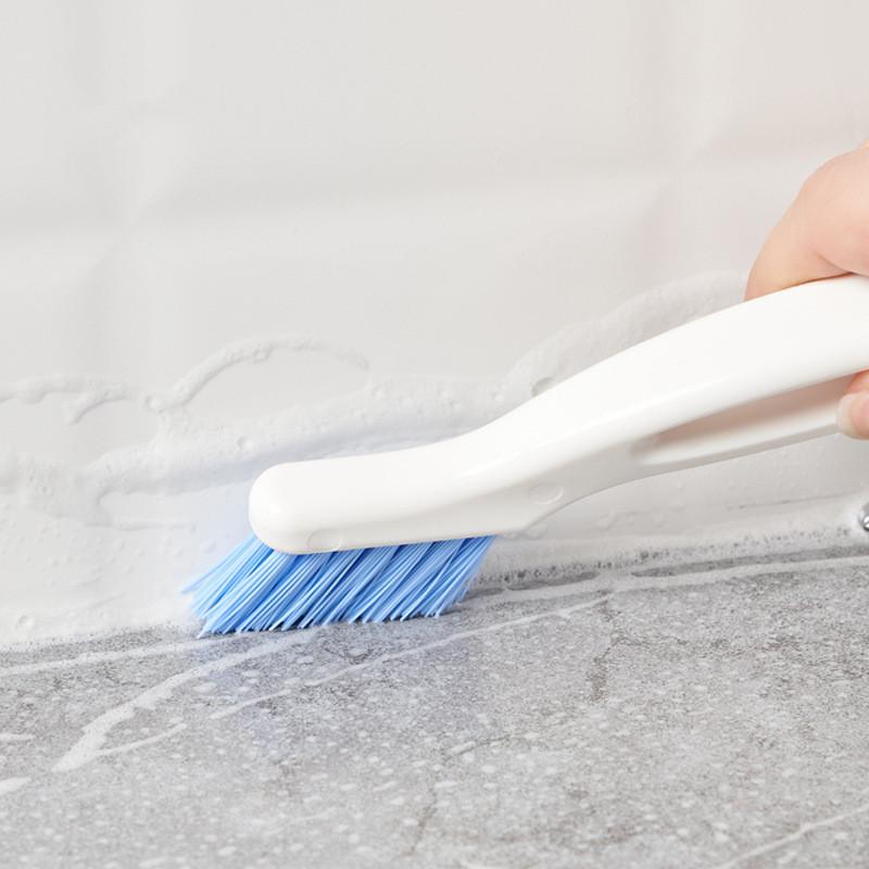 Tile Bathroom Grout Brush With Dual Head For Efficient Cleaning Maintenance Home
