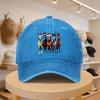 Mens Baseball Cap Christmas Style Horse Pattern Fashionable Casual Hat Adjustable for Spring and Autumn Outings Travel B