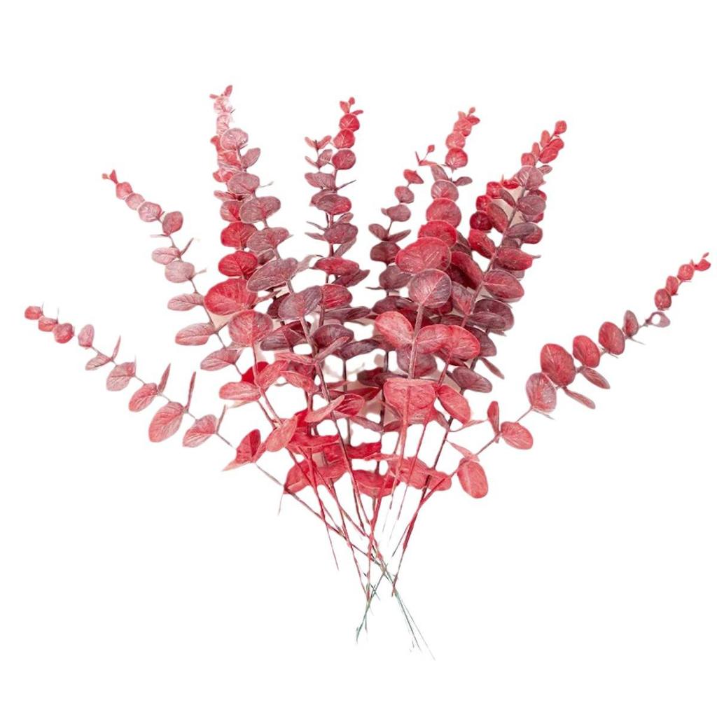 Cross-border Simulation Golden Eucalyptus Artificial Leaves and Flowers for Christmas Decoration