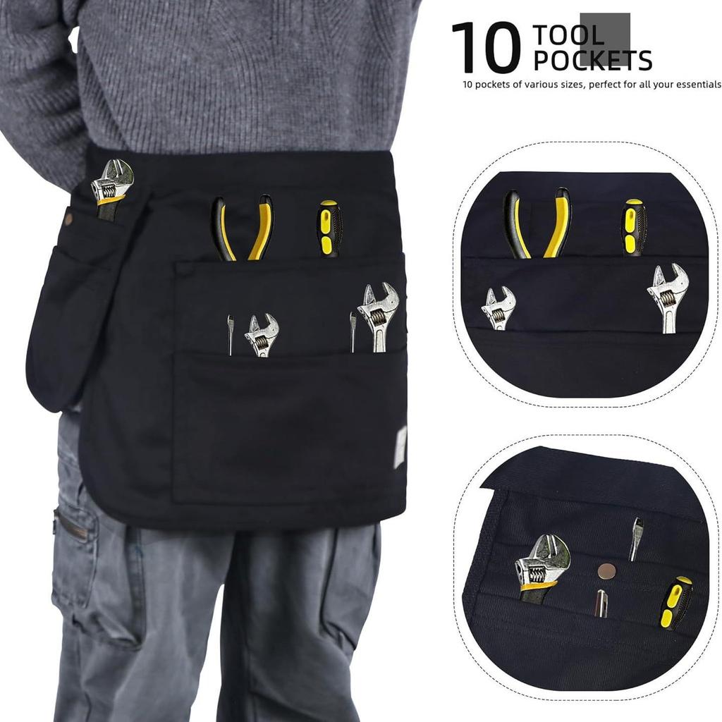 Apron Multi-purpose Portable Hair Salon Apron Tool Kit Hardware Tool Kit Gardening Tool Storage Bag
