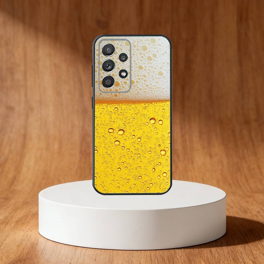 Beer Alcohol CHEERS Phone Case For Samsung S25,S24,S21,S22,S23,S30,Ultra,S20,Plus,Fe,Note,10,9,5G Black Cover