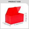 Mini Desktop Storage Box Shaped Like A Container, Large Capacity, Practical And Unique, with