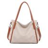 High Texture Soft Leather Tote Bag for Women Vintage Shoulder Bag Stylish Large Capacity Commuter Bag Simple Crossbody Bag