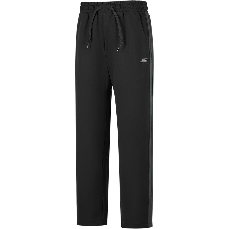 Skechers Basic Sports Series Knitted Mid-Waist Drawstring Casual Pants Women bottoms P126W008-0018 S