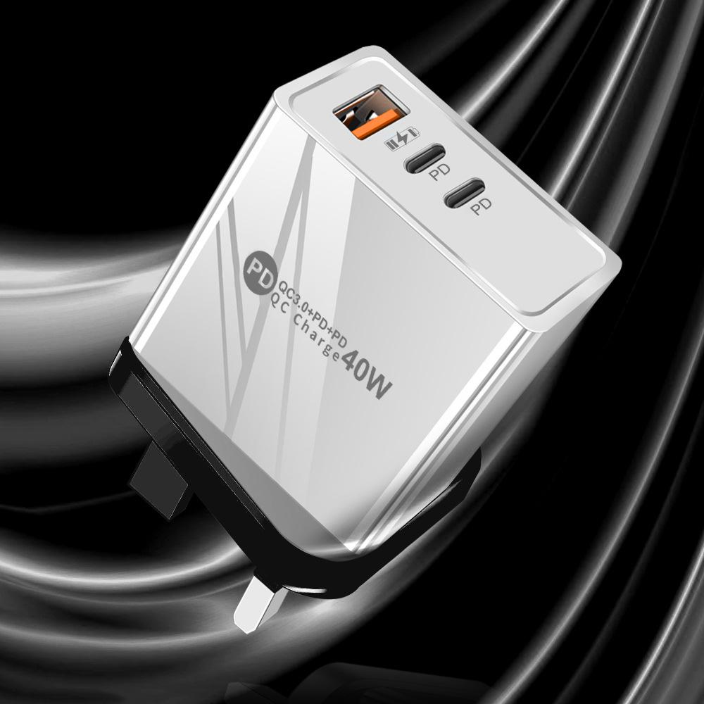 Universal Charger for US, EU, UK Standards - Original 1U+2PD Power Adapter