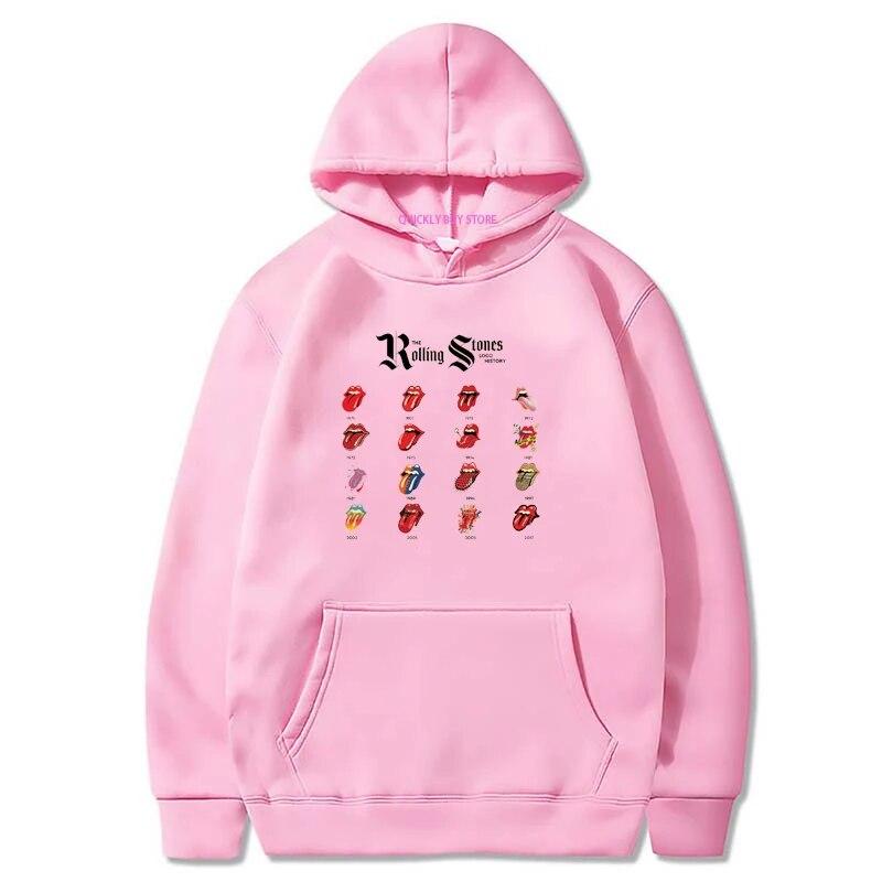 Rolling Stones Theme Essentials Mikina s kapucí s kapucí pro Unisex Mikina s kapucí Unisex oblečení Novinka v mikinách a mikinách Y2k Graphic