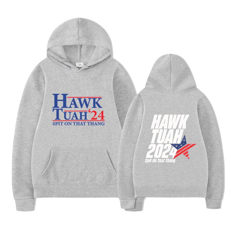 Hawk Tuah Spit on That Thang Hoodies Men Fashion Long Sleeve Sweatshirts Women Casual Harajuku Streetwear Sudaderas