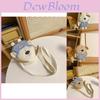 Adorable Bear Crossbody Bag For Kids And Teens Lightweight Canvas Shoulder Bag