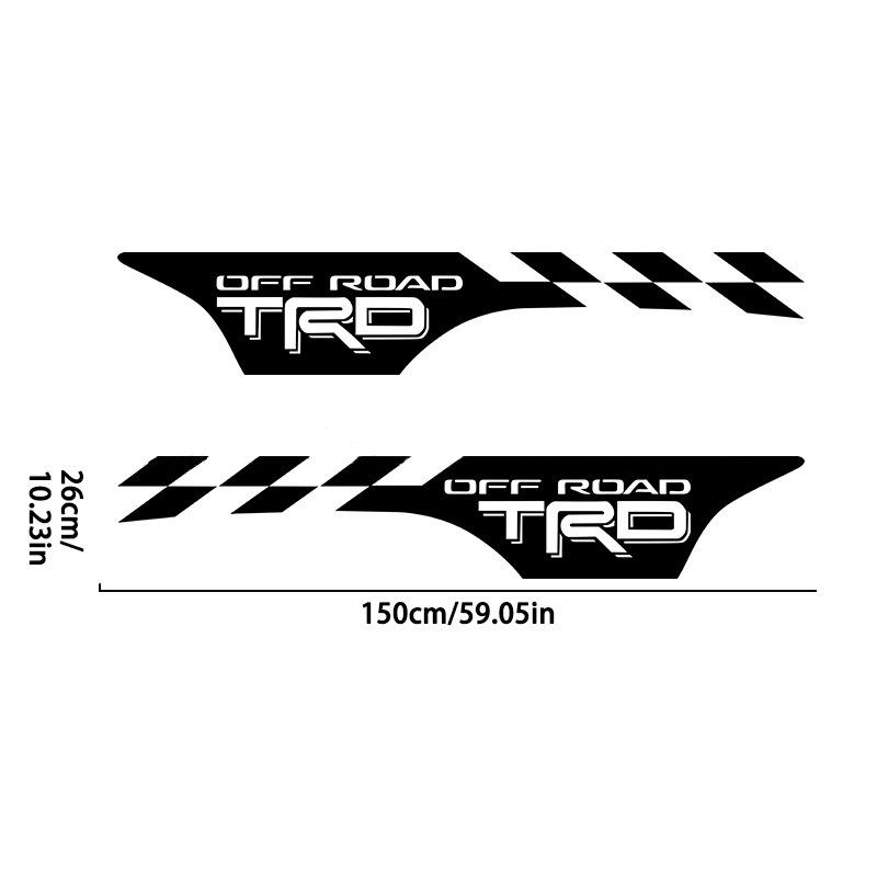 C-66 Personality Sticker for pickup truck tailgate and car decoration.