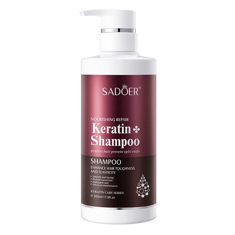 SADOER Keratin Repair Shampoo (Multilingual Edition) 500ml