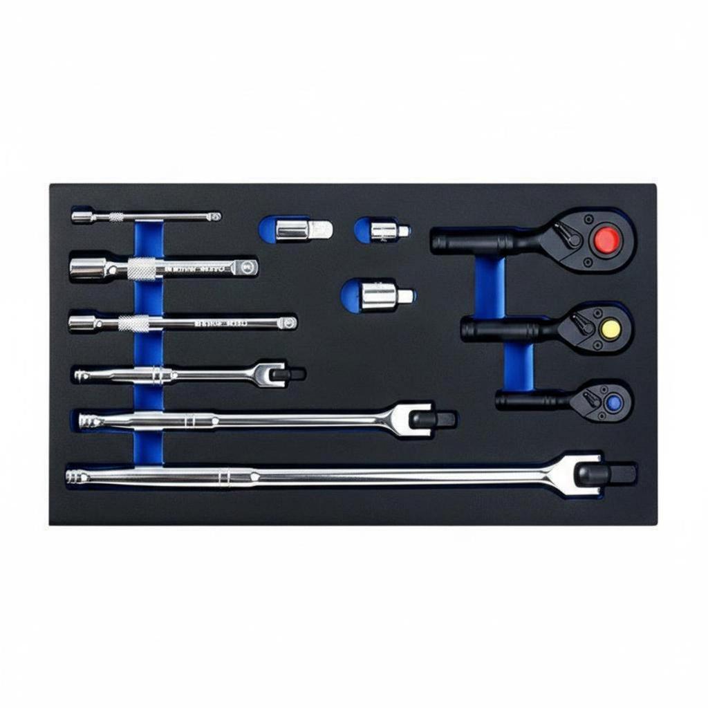 12 Pieces Reversible Ratchet Wrench Set 72-Tooth Mini Handle Steel