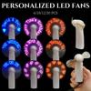 6-20 Stück Personalisierte LED-Fächer Tragbare Fächer Heiratsantragsgeschenke Aufleuchtender Fächer Outdoor-Geburtstag Braut Hochzeitsgeschenk Gastgeschenke