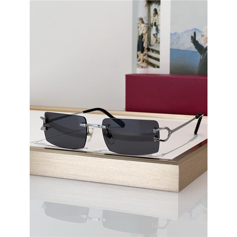 

Unisex Rimless Metal Sunglasses CT0488O – Fashionable UV Protection Standard