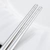 4Pcs/Set Portable Travel Tableware Set Stainless Steel Dinnerware With Box Kitchen Fork Spoon Dinner Set For Kid School Cutlery